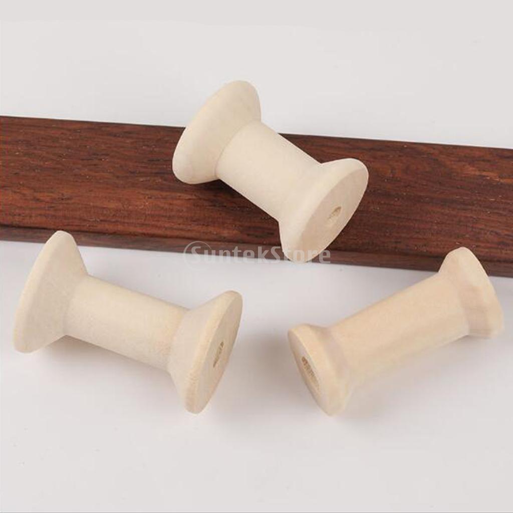 Thread Bobbins Empty - 20 bobines en bois vides pour
