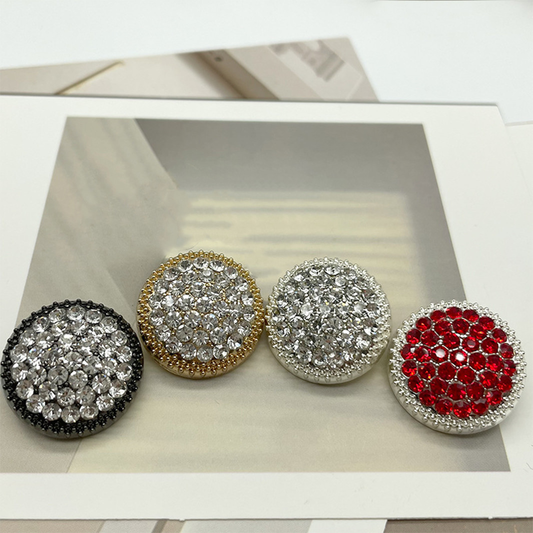 Button Hole Cutter - Luxcy métal strass bouton 10 pièces/lot