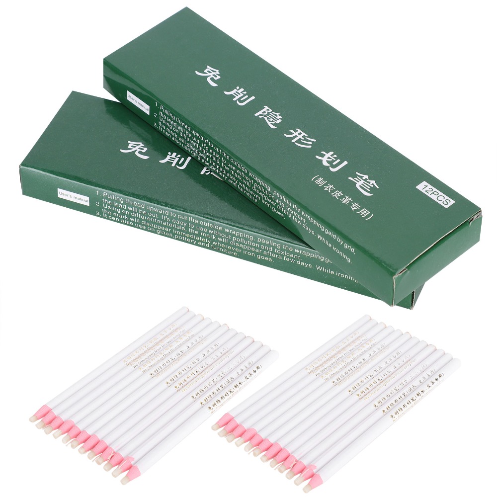 Tailor Chalk Marker - 24 crayons marqueurs de couture durables,