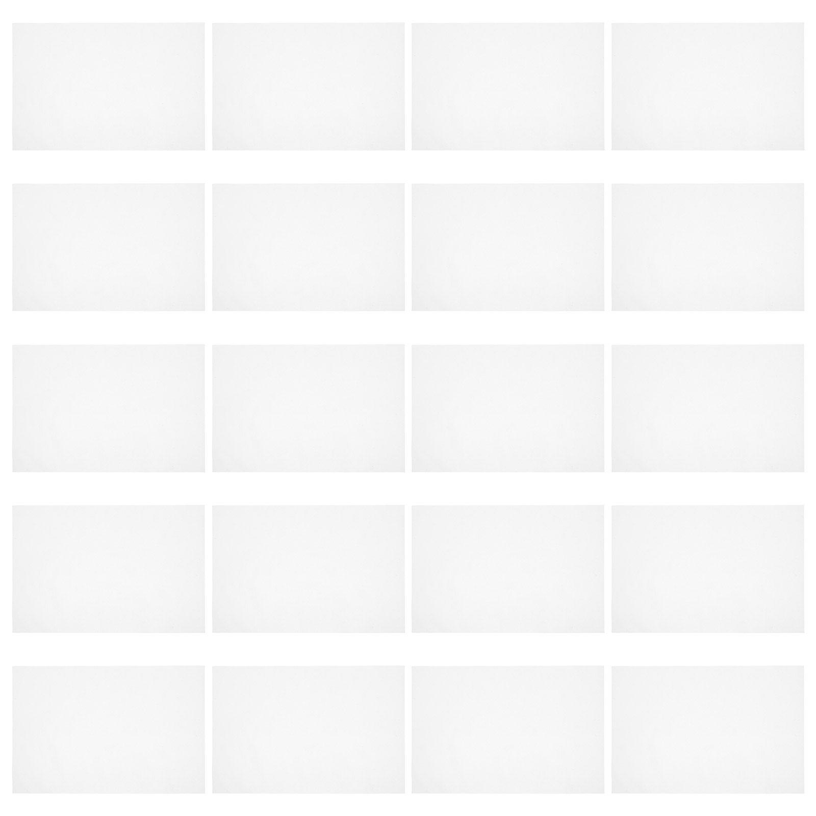 Iron On Patch - 20 pièces de film adhésif thermocollant