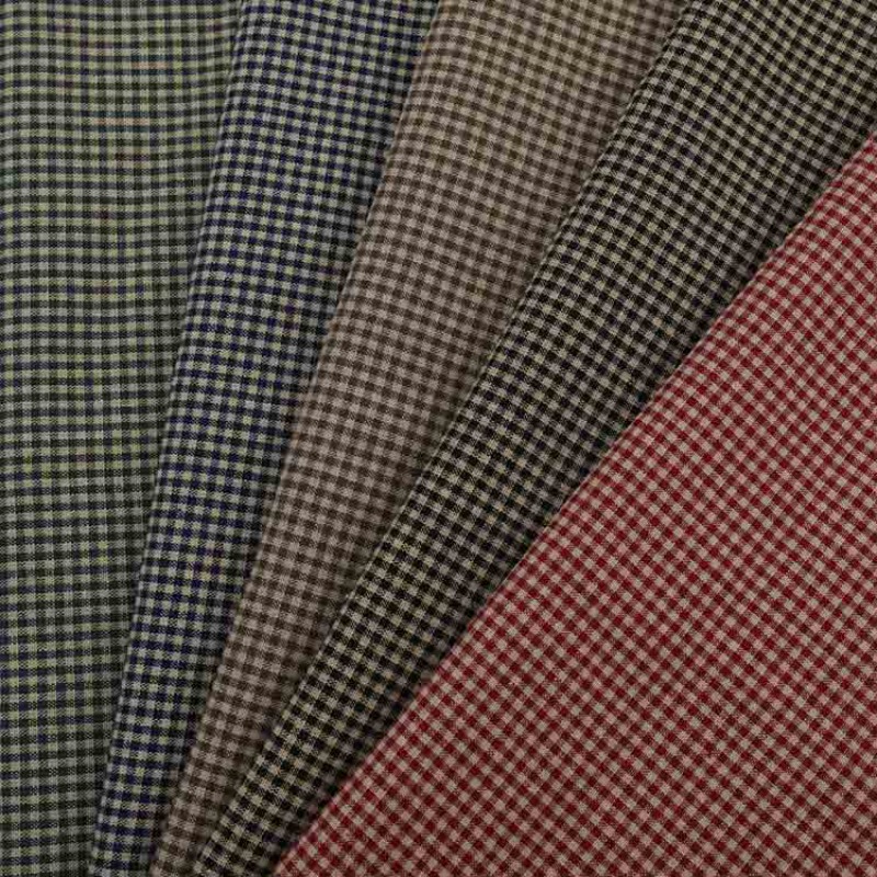 Vintage Sewing Textile - Tissu en coton pur teint en