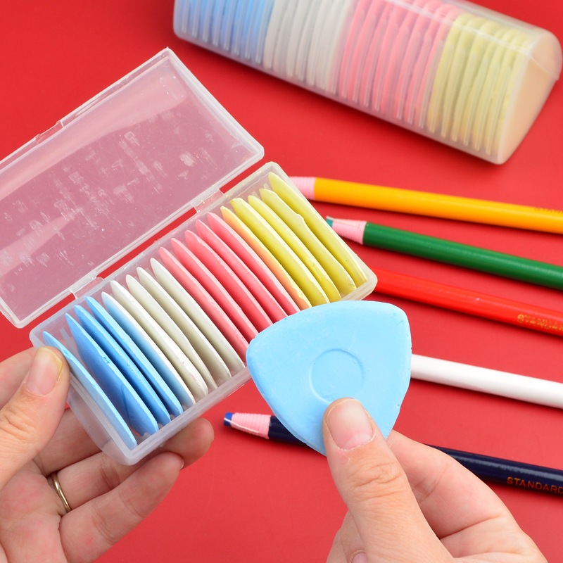 Tailor Chalk Marker - Marqueur de tissu effaçable multicolore, craie