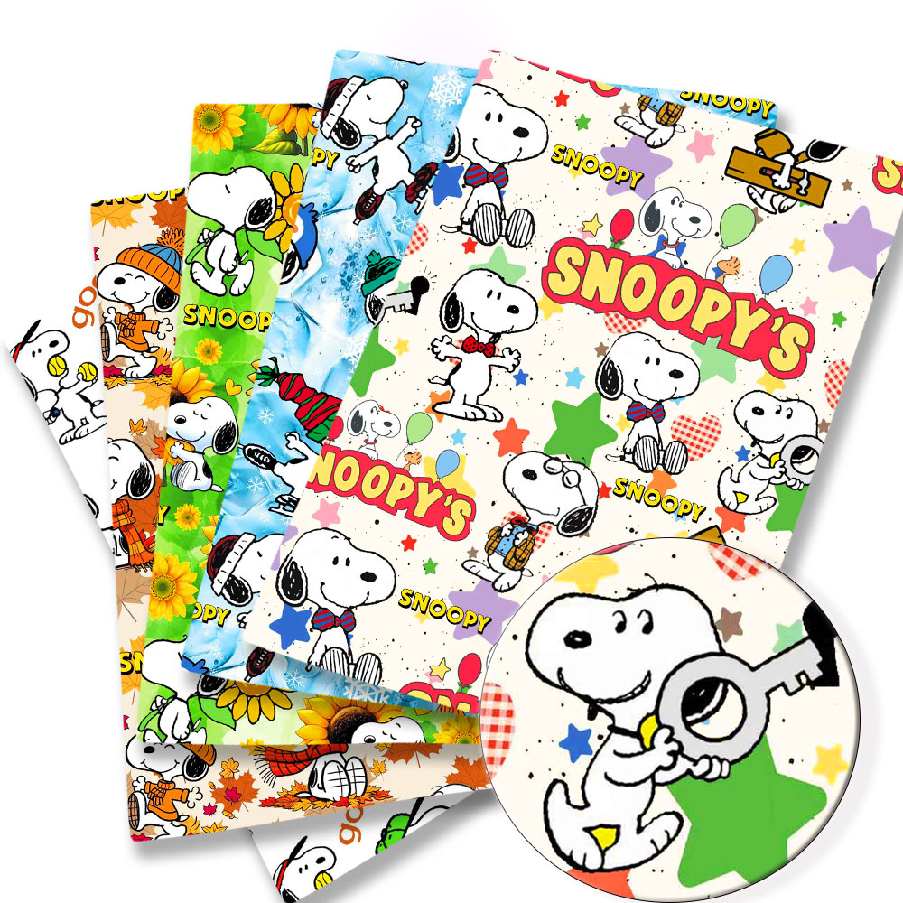 Sewing In Textile - Tissu TAKARA TOMY Snoopy 140x50CM, imprimé