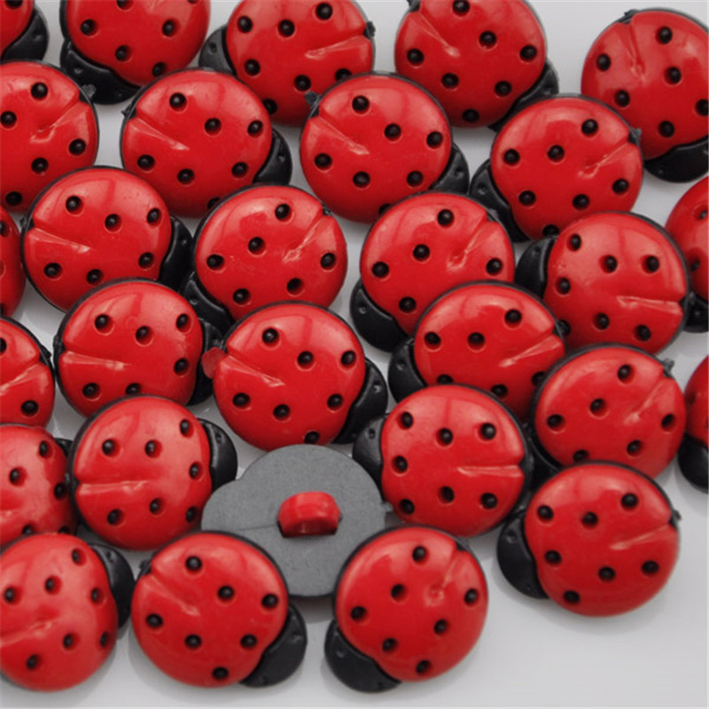 50/100 pièces coccinelle rouge - Button Hole Cutter avis et prix