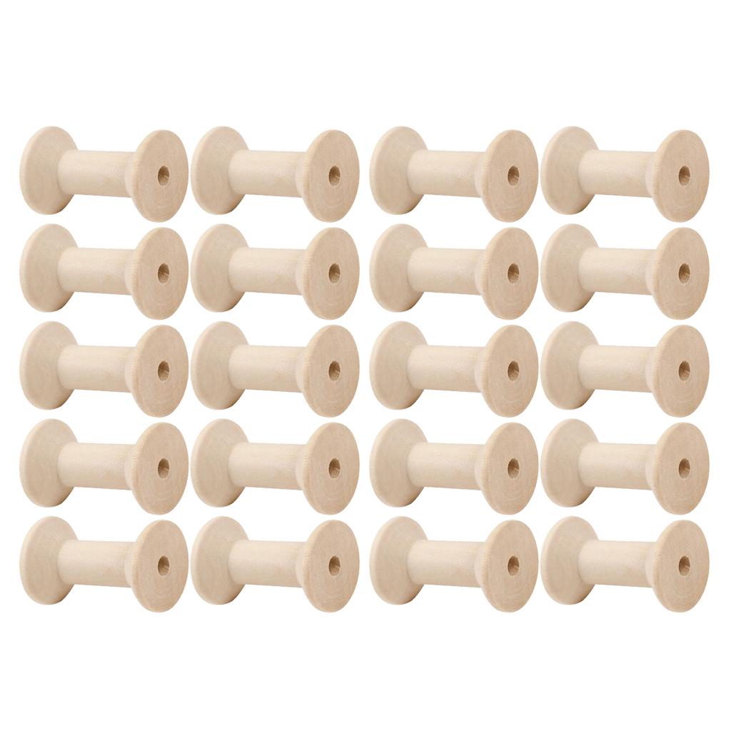 20 bobines en bois vides pour  - Thread Bobbins Empty avis et prix