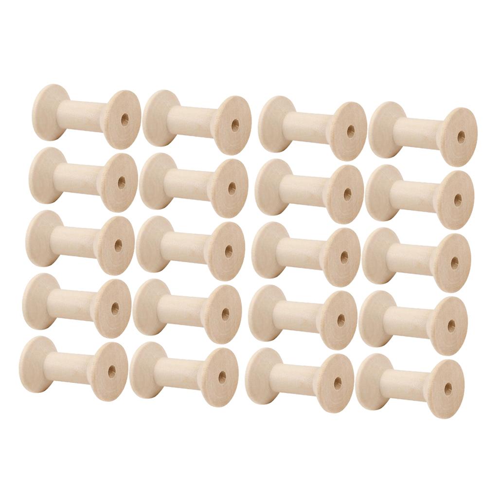 20 bobines en bois vides pour  - Thread Bobbins Empty avis et prix