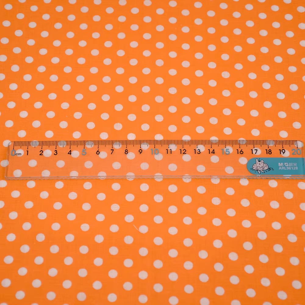 Tissu en coton imprimé à pois  - Sewing In Textile avis et prix