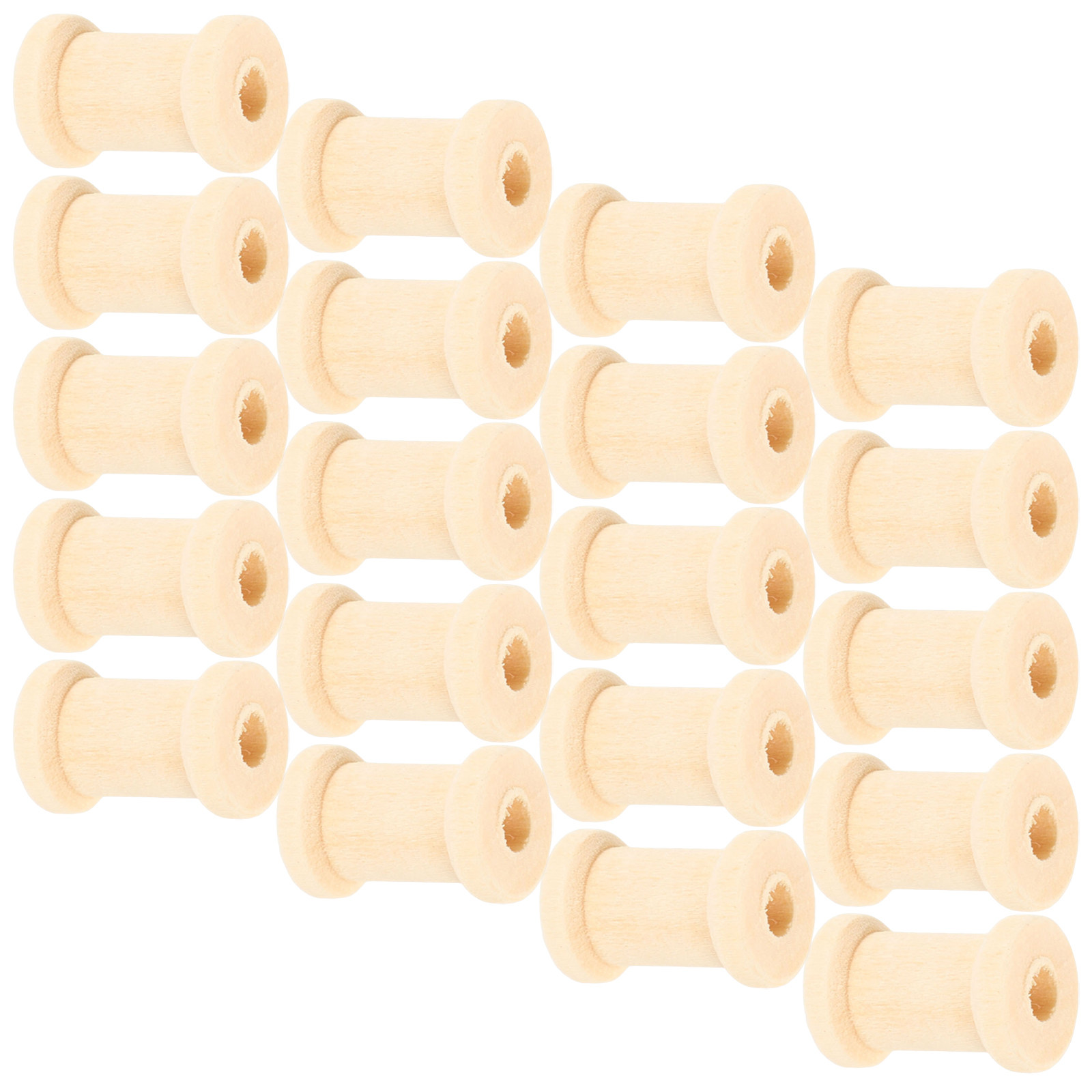 100 bobines de fil en bois 0,7 - Thread Bobbins Empty avis et prix