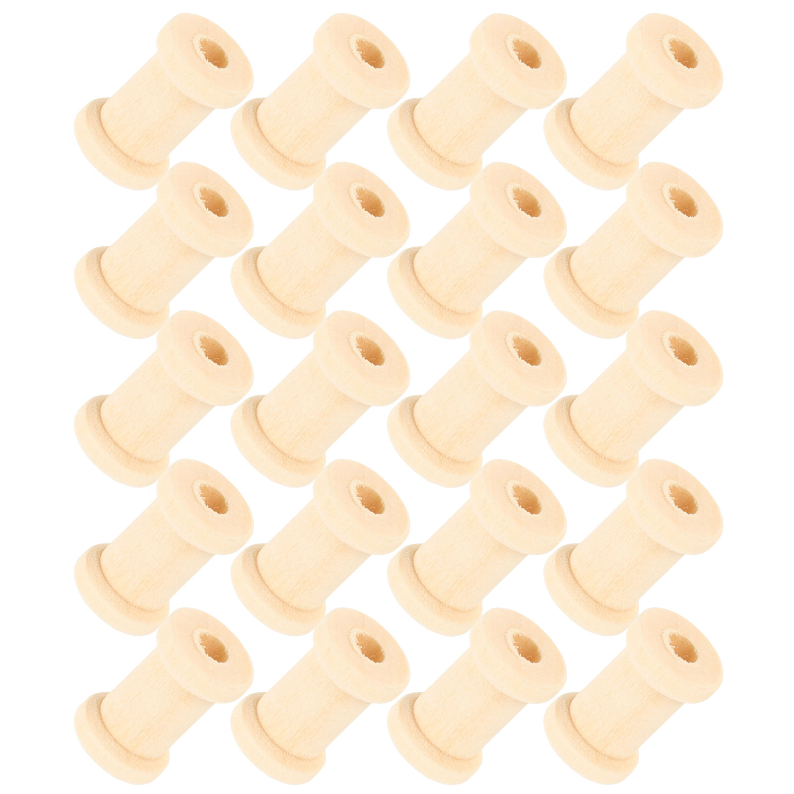 100 bobines de fil en bois 0,7 - Thread Bobbins Empty avis et prix