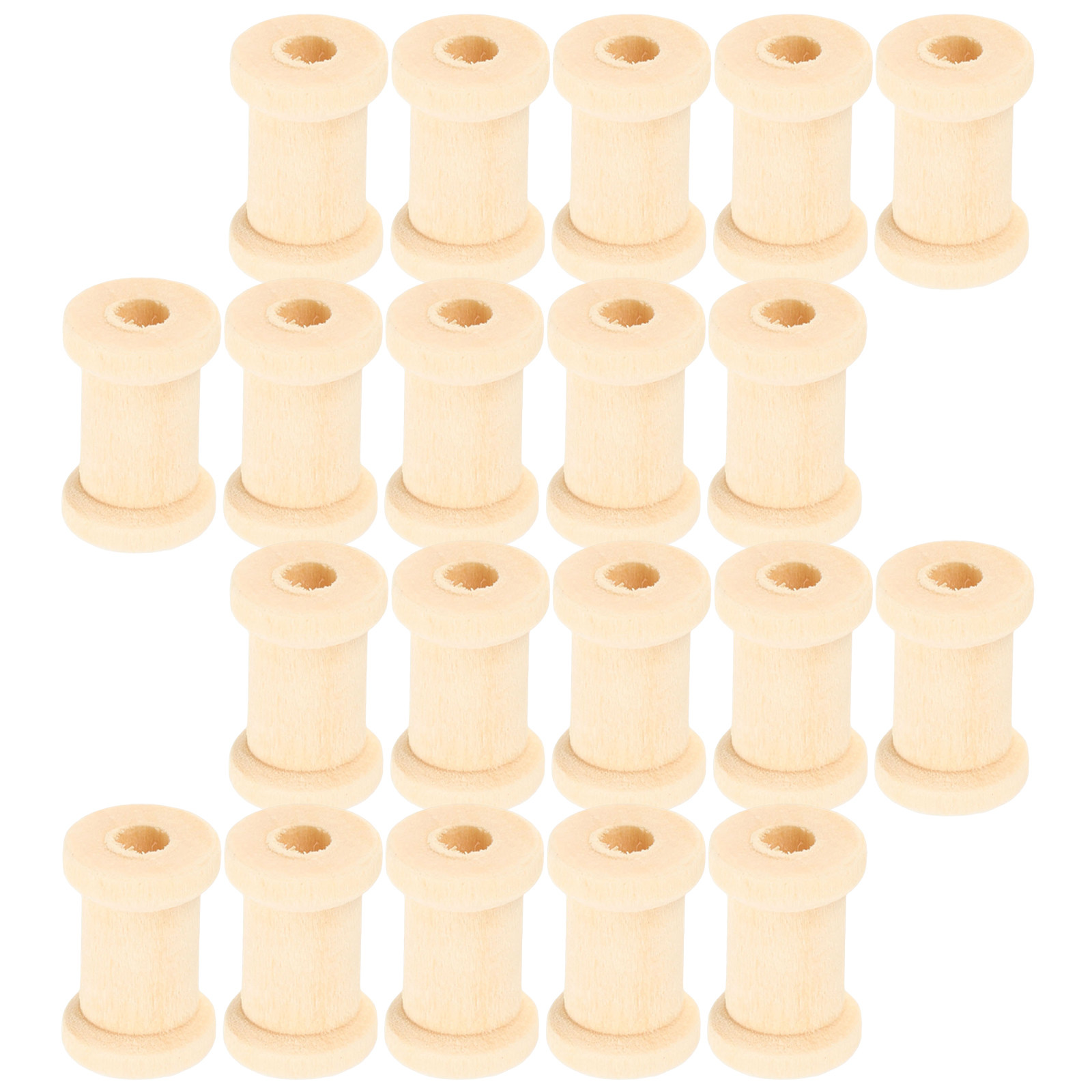 100 bobines de fil en bois 0,7 - Thread Bobbins Empty avis et prix