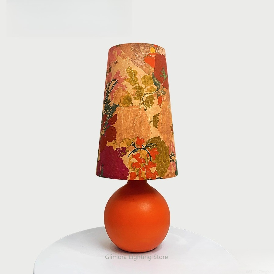 Lampe de table sphère orange : - Century Textile & Sewing Supply Avenue C North Saskatoon Sk avis et prix