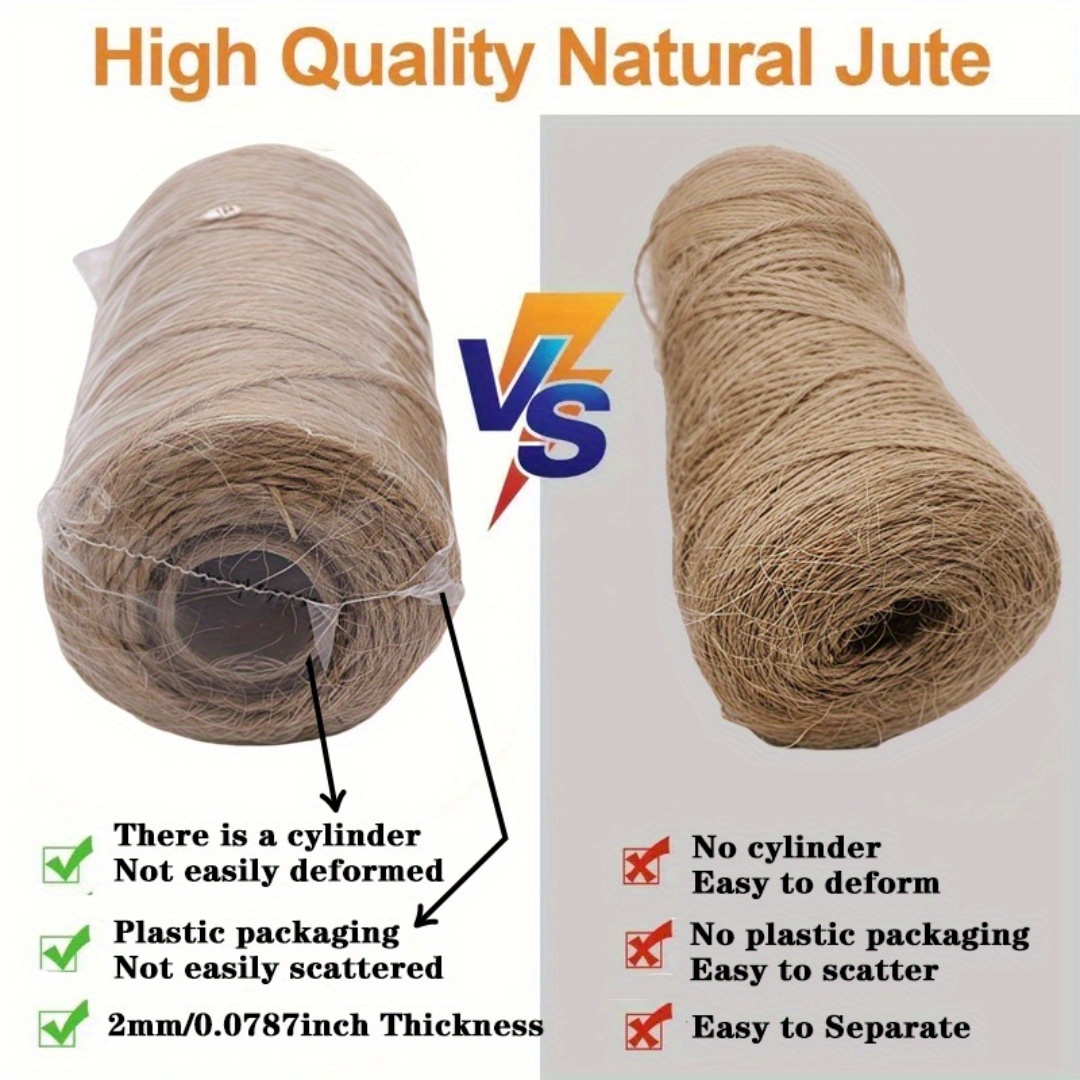 Cordon en jute naturel 2/3/4 m - Vintage Sewing Textile avis et prix