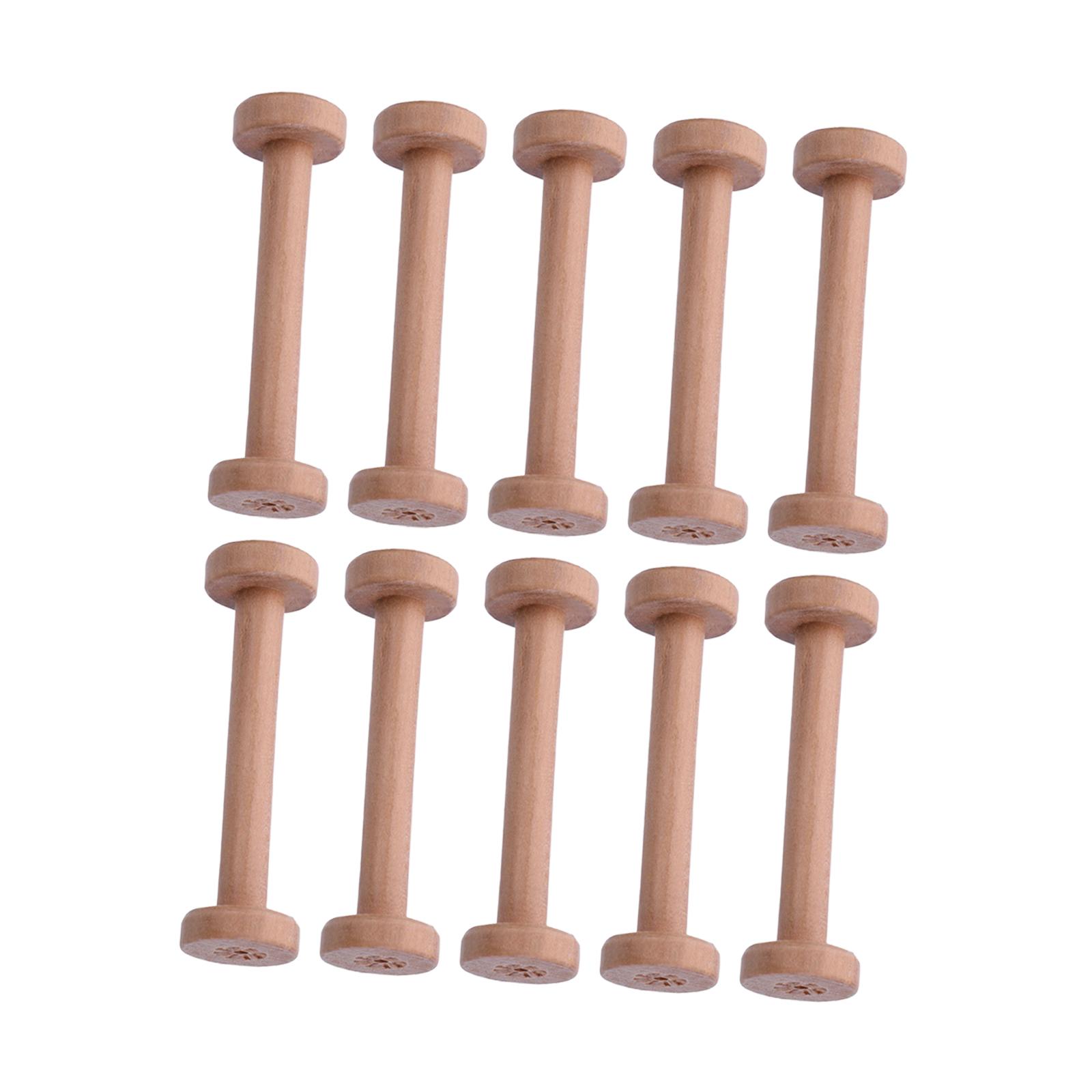 Bobines en bois 10 pièces, fin - Thread Bobbins Empty avis et prix