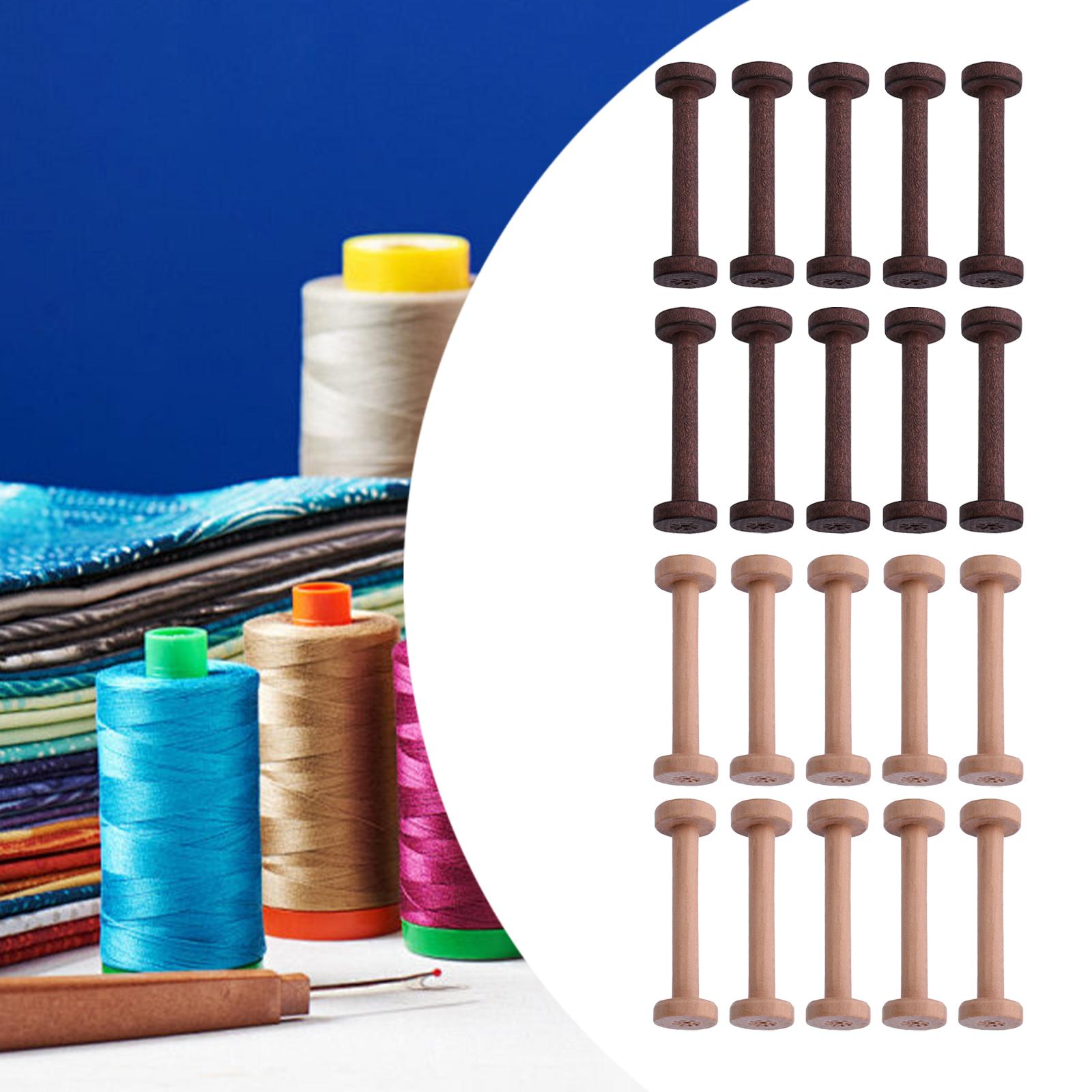 Bobines en bois 10 pièces, fin - Thread Bobbins Empty avis et prix