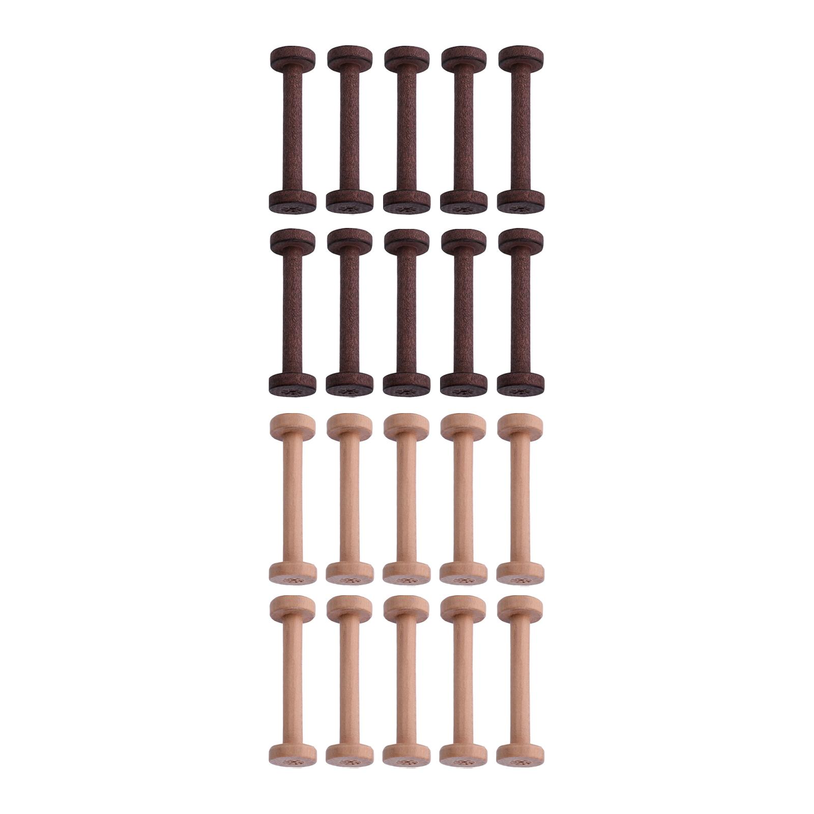 Bobines en bois 10 pièces, fin - Thread Bobbins Empty avis et prix