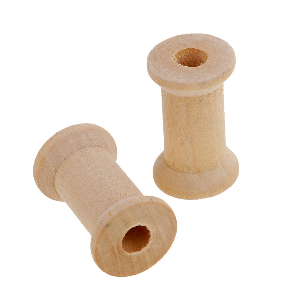 Ensemble de 20 bobines en bois - Thread Bobbins Empty avis et prix