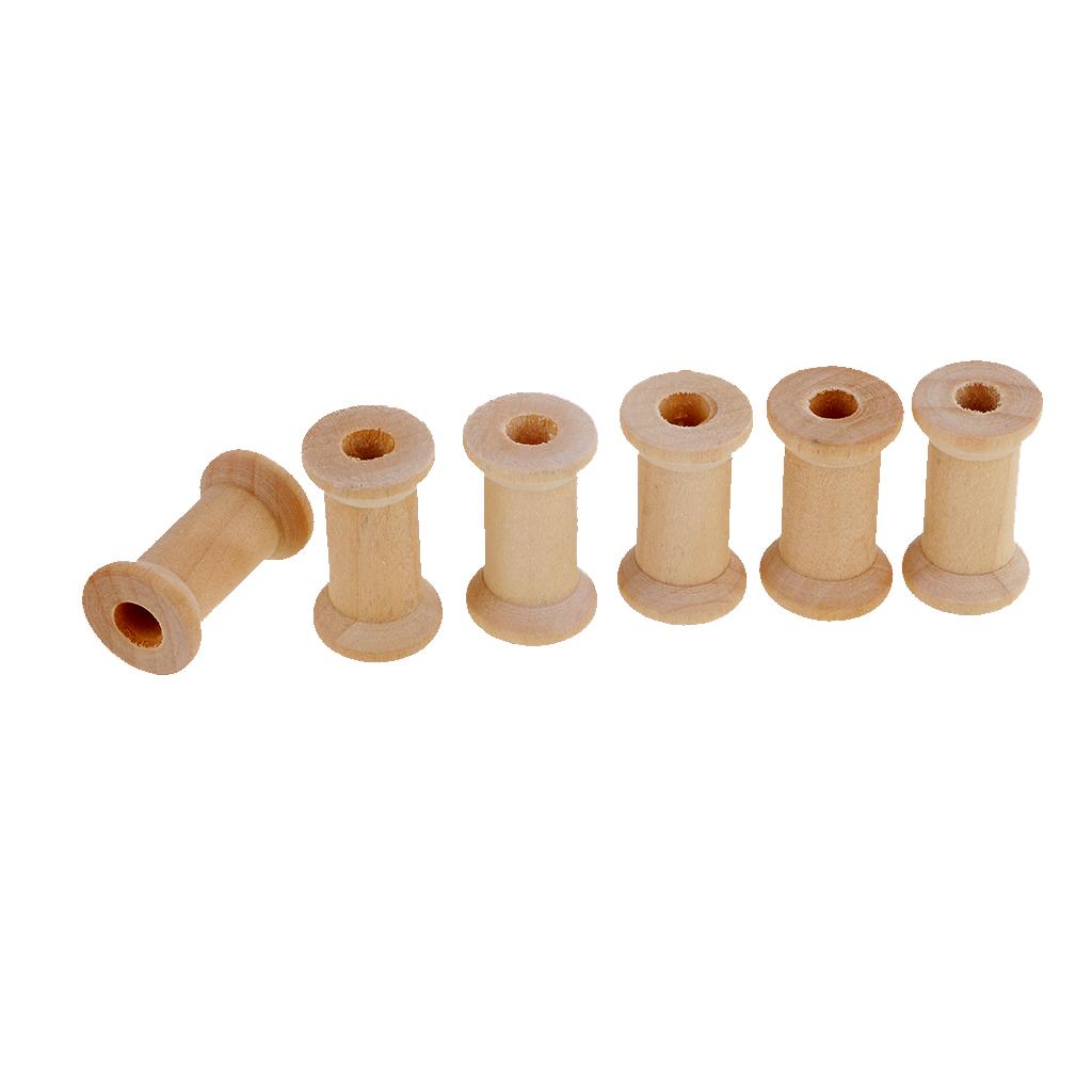 Ensemble de 20 bobines en bois - Thread Bobbins Empty avis et prix