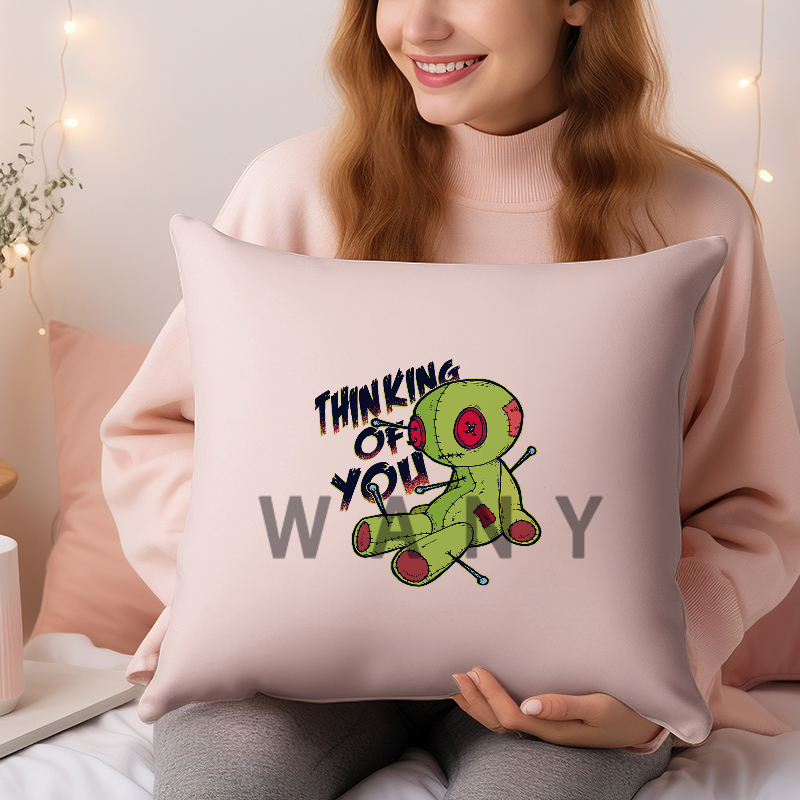 Poupée en peluche verte thermo - Iron On Patch avis et prix