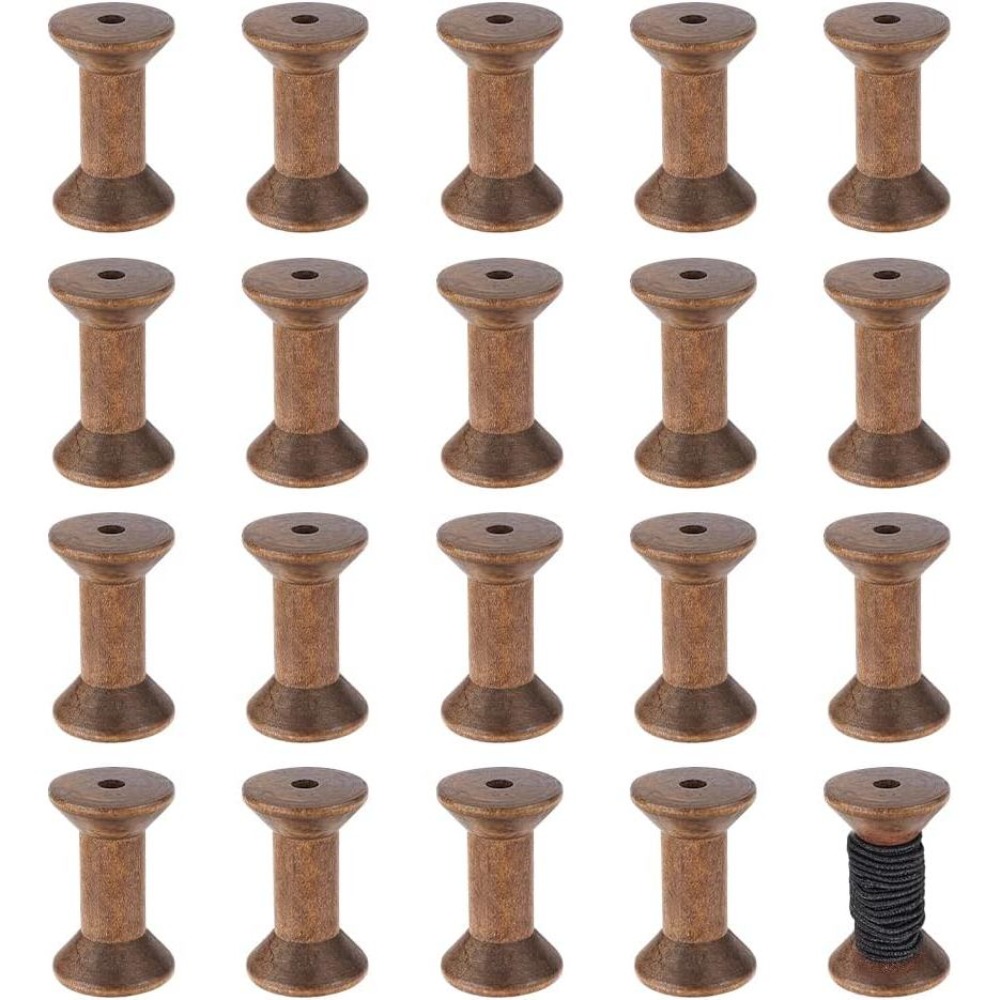 16 bobines à fil vides en bois - Thread Bobbins Empty avis et prix