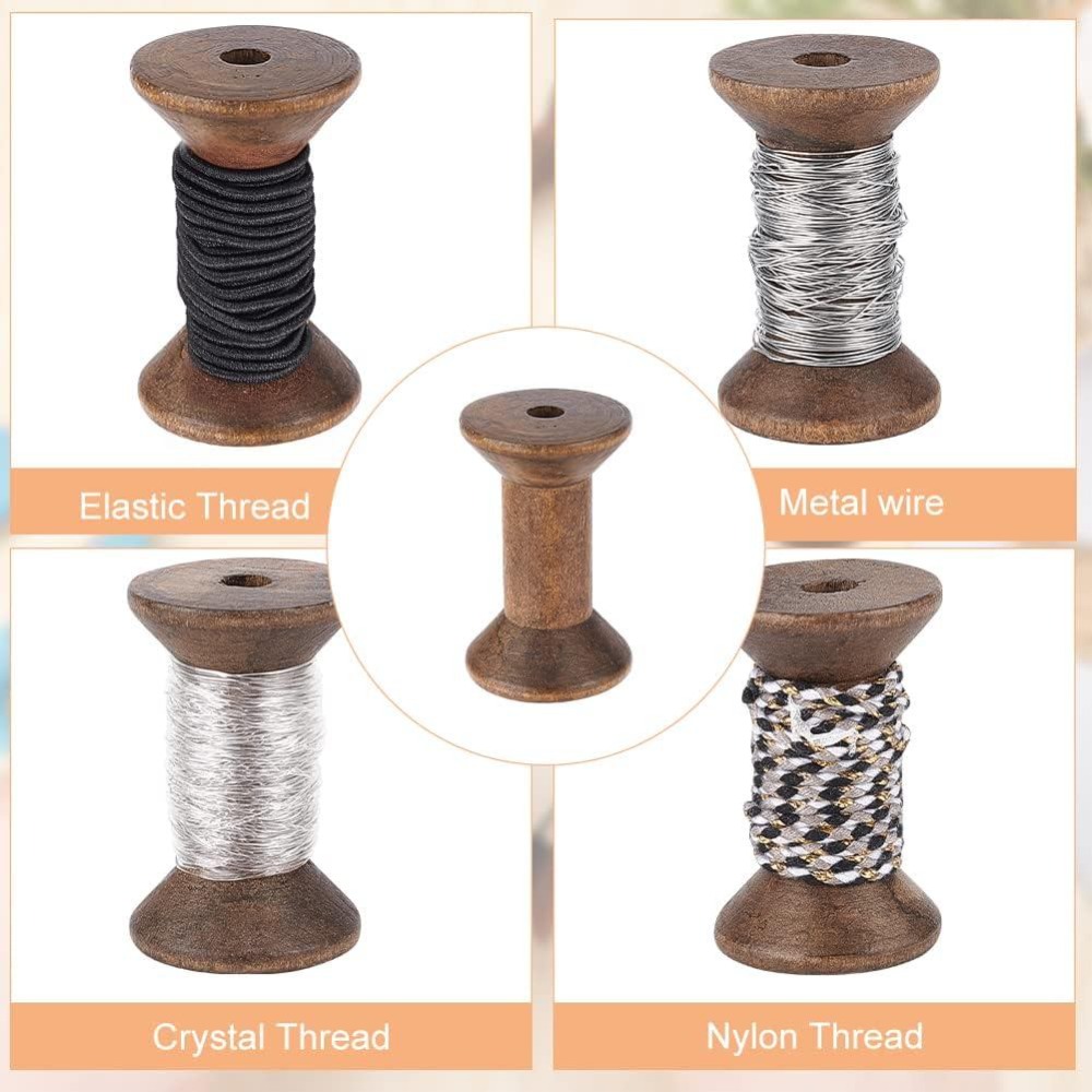 16 bobines à fil vides en bois - Thread Bobbins Empty avis et prix