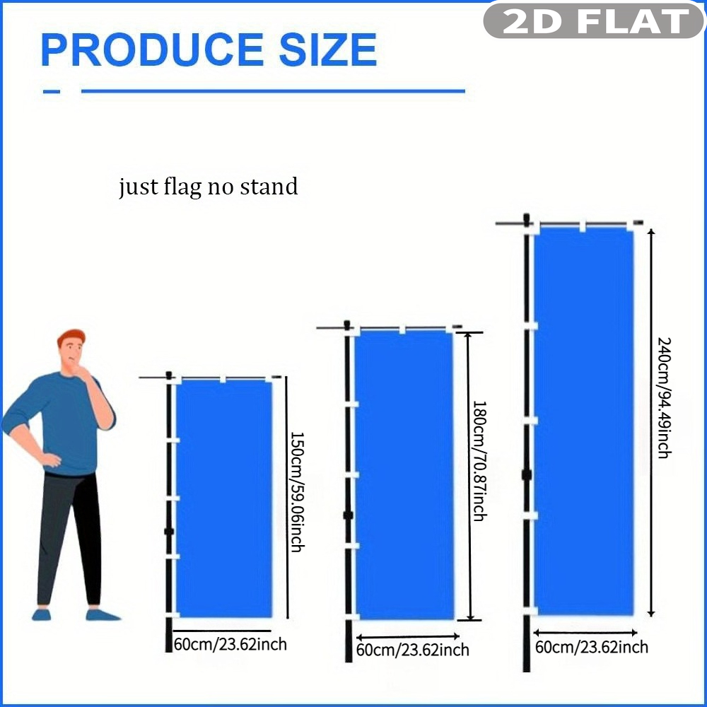 1 drapeau plat 2D personnalisé - Sewing Custom avis et prix