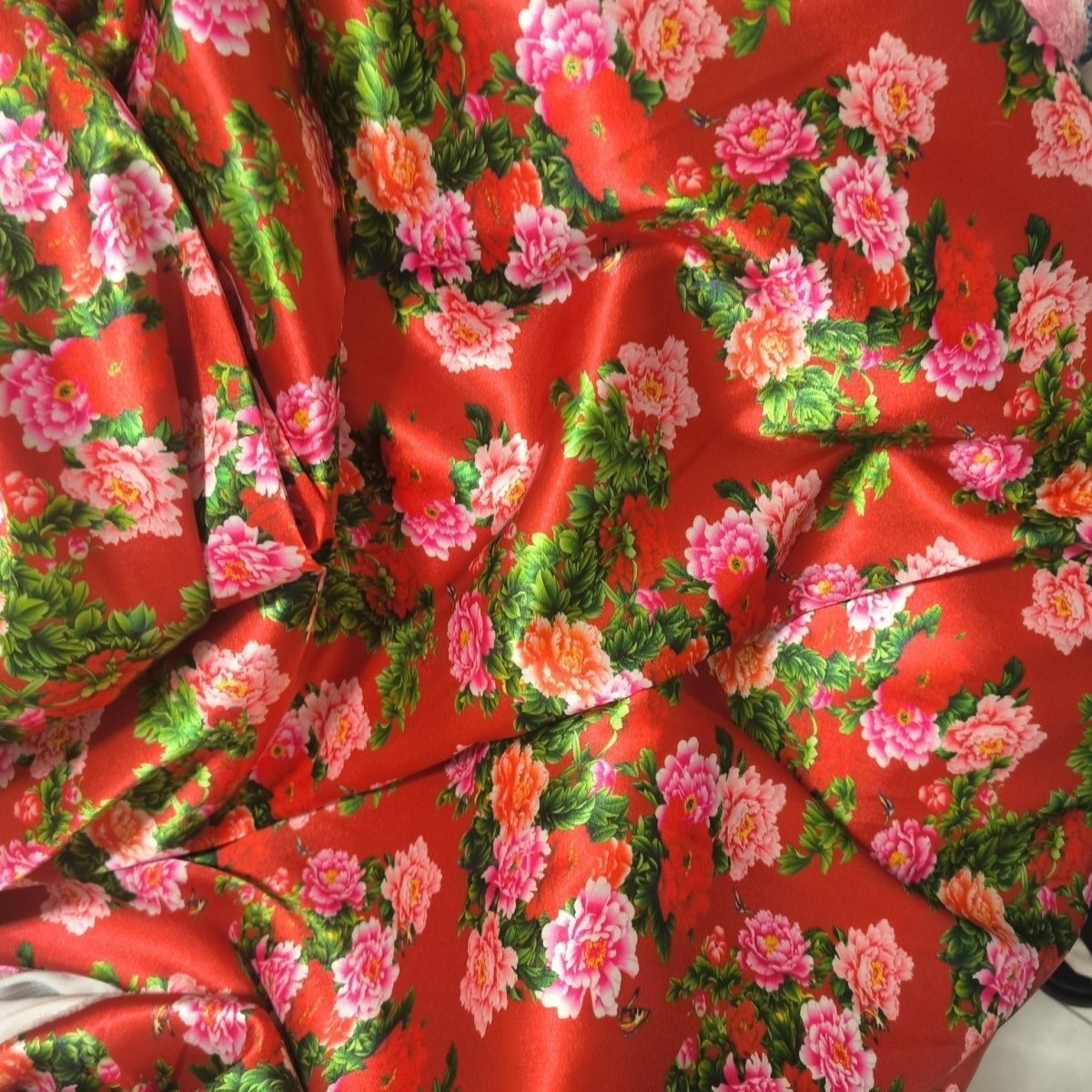 Tissu en Satin d'acétate à imp - Sewing In Textile avis et prix