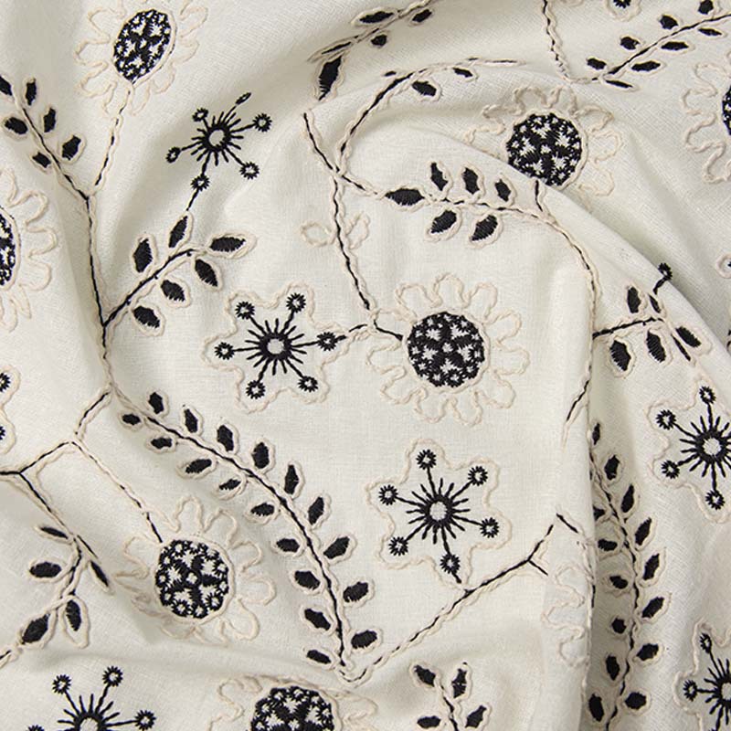 Tissu en dentelle de coton 3D  - Vintage Sewing Textile avis et prix